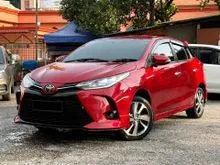 2022 Toyota Yaris 1.5 G Hatchback / TIP TOP CONDITION / 4 BIJI TAYAR BARU / ENGINE SMOOTH / CAMERA 360 / REVERSE CAMERA / KEYLESS ENTRY / CAR KING