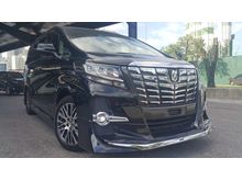 2016 Toyota Alphard 3.5 MPV SAC Edition NO MORE GST BLACK INTERIOR LEATHER SEAT 4 CAM