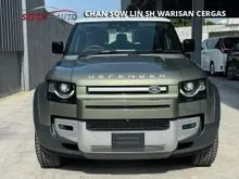 2023 Land Rover Defender 90 2.0 P300 AWD  Air Suspension  9K KM  Grade 5/A 3 Door Special Green Metalic Low Mileage 9,000KM