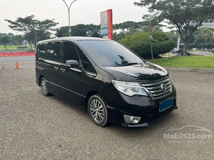 Jual Mobil Nissan Serena 2017 Highway Star 2.0 di Banten Automatic MPV Hitam Rp 198.000.000