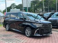 2024 Toyota Alphard 2.5 Z 5AA Demo Car Low Mileage Full Spec with Sunroof Ready Stock