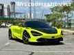 Used 2017 McLaren 720s 4.0 V8 Performance SSG Coupe USED Full Novitec Exhaust System Full Carbon Fiber Exterior Package Original Was RED Wrapped in Green