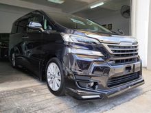 2015 Toyota Vellfire 2.5 ZA Edition JBL Sound System TRD Body Kit New Arrival Unregistered