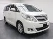 Used 2014 Toyota Alphard 2.4 G MPV 87k Mileage Tip Top Condition One Yrs Warranty One Owner Full Spec Toyota Alphard Vellfire Estima MPV - Cars for sale