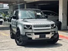 2023 READY STOCK SILVER DIGITAL METER FULL LEATHER SEAT Land Rover Defender 2.0 90 P300 S SUV