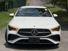 2024 RECOND Mercedes-Benz CLA180 1.3 AMG READY STOCK FACELIFT VERSION