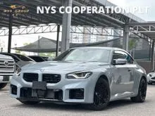 2024 BMW M2 3.0 Base Grade Auto StepTronic Coupe Unregistered READY STOCK WELCOME VIEW LOW MILEAGE CURVE SCREEN RARE BROOKLY GREY EXTTERIOR