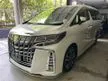 Recon 2018 Toyota Alphard 2.5 G S C Package MPV FACELIFT LOW MILEAGE GRADE 4.5 3 LED DIM POWER BOOT 2.5SC 2.5SA