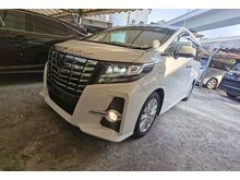 TOYOTA ALPHARD 2.5 S 7 SEATERS PRE CRASH POWER BOOTH 2 POWER DOORS 4 CAMERA 2017 JAPAN UNREG