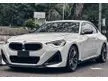 Recon LATEST NEW CAR XDrive JAPAN SPEC HUD KEYLESS BSM MODEL 2022 BMW M 240i 3.0 Coupe