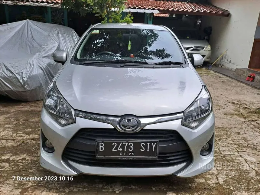 Jual Mobil Toyota Agya 2019 TRD 1.2 di Banten Manual Hatchback Silver Rp 112.000.000