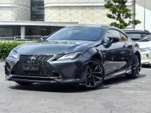 2021 Lexus RC 300 F-SPORT EMOTIONAL ASH 2.0 COUPE (A) READY STOCK, MARK LEVINSON, TRD KITS, TRD MUFFLER, VENTILATION SEATS