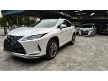 2021 Lexus RX 300 2.0 Luxury SUV PANORAMIC ROOF BLACK INTERIOR AND BLACK FULL LEATHER SEAT ORIGINAL SURROUND VIEW 4CAMERA UNREGISTERED