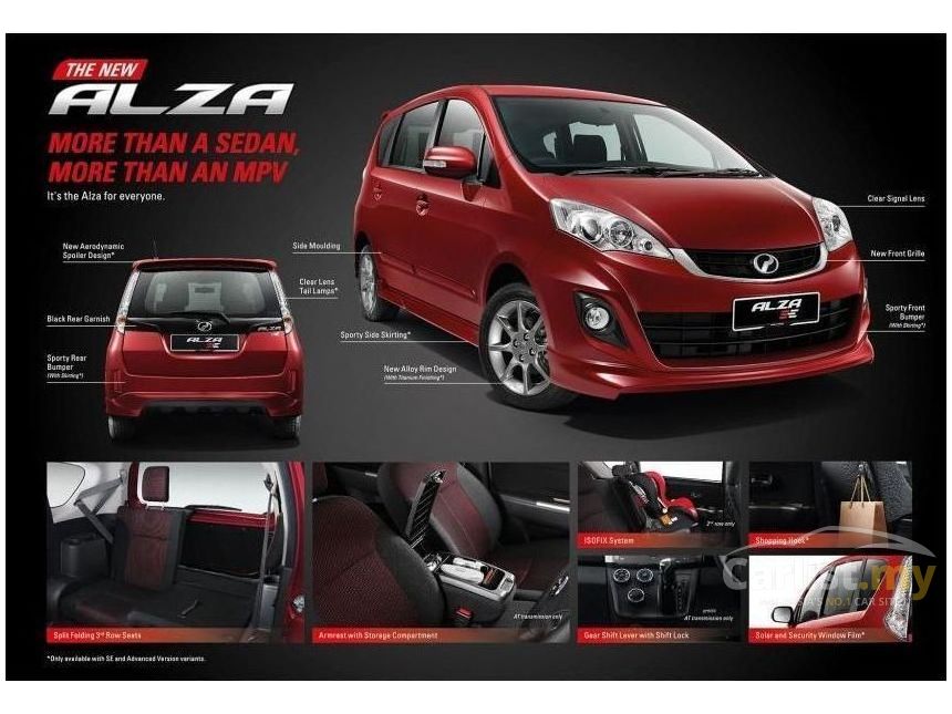 Perodua Alza 2015 SE 1.5 in Kuala Lumpur Automatic MPV 