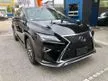 Recon 2018 Lexus RX300 2.0 F Sport SUV BLACK Ready Stock