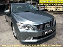 2014 Toyota Camry 2.0 E Sedan (A) FULL SERVICE RECORD EXCELLENCE CONDITION