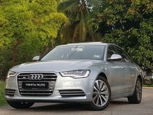 2013 AUDI A6 2.0 TFSi (A) C7 Petrol Hybrid High spec Local Brand new By AUDI MALAYSIA! like New! Full service record by AUDI MALAYSIA,