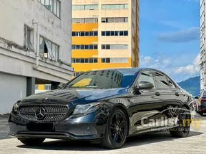 2018 Mercedes-Benz E200 2.0 AMG Sedan Full AMG Kit Ambient Light Aircond Burmester Sound System Low Mileage 360 Camera Free Warranty Free Tinted
