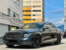 2018 Mercedes-Benz E200 2.0 AMG Sedan Full AMG Kit Ambient Light Aircond Burmester Sound System Low Mileage 360 Camera Free Warranty Free Tinted