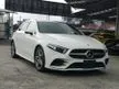 Recon 2019 Mercedes-Benz A180 1.3 AMG Line Hatchback, JAPAN FULL SPEC, ORI 19K KM, BLACK & RED INTERIOR, 360 CAMERA, PANORAMIC ROOF, MULTIBEAM LED HEADLIGHT - Cars for sale