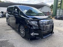 2015 Toyota Alphard 2.5 G S C Package MPV JBL SOUND 4 CAMERA