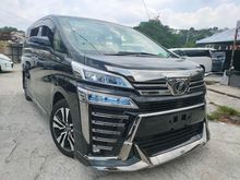 2018 Toyota Vellfire 2.5 MPV,ZG,MONDELISTA KIT,LEATHER,3 LED LIGHT,PRE CRASH,18 UNREG