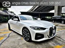 2021 BMW 420i 2.0 M Sport Coupe Ready Stock Grade 4A Mileage 15k km SUNROOF POWER BOOT