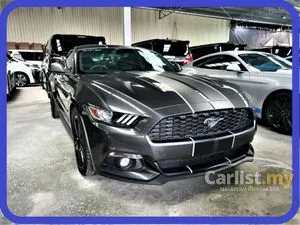 UNREGISTERED 2017 Ford Mustang 2.3 ECOBOOST SHAKER SOUND REVERSE CAMERA PADDLE SHIFT MUSCLE CAR GREY BLACK RED MAROON