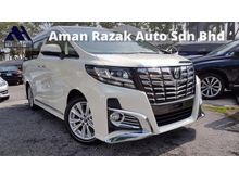 2015 Toyota Alphard 2.5 G S C Package MPV 2.5 S Roof Monitor 7 Seaters Black Interior 2 Power Door Unreg
