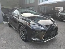 2022 Lexus RX300 2.0 F Sport SUV #5A #BLACK SEATS