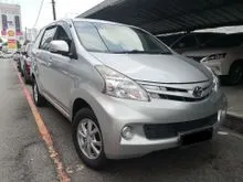 TAHUN DIBUAT 2014 Toyota Avanza 1.5E AUTO GEAR 7 Seaters MPV