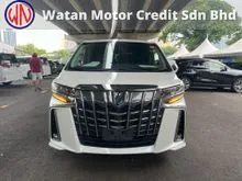 2022 Toyota Alphard 2.5 G S C UNREG SC PILOT SEAT,3 EYES LED LIGHT,BSM,DIM,REVERSE CAMERA,PRE CRASH,LANE ASSIST & ETC,FREE WARRANTY & TINTED & COATING