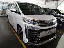 2019 Toyota Vellfire 2.5 Z G FULL SPEC 5 YEARS WARRANTY