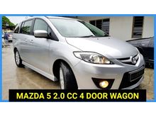 2010 Mazda 5 2.0 MPV 7 SEATER CBU IMPORT NEW CAR FULL LOAN