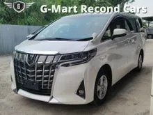 LOW MILEAGE- 2021 Toyota Alphard 2.5 X -2PD-8YR WARRANTY-UNLIMITED MILEAGE-GRADE 4.5