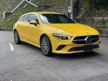 2021 BLK INT POWER BOOT BSM ELECTRONIC SEAT JPN SPEC Mercedes-Benz CLA180 1.3 Shooting Brake Wagon UNREG