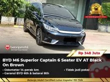 2025 BYD M6 0.0 Superior Captain 6 Seater MPV EV AT Black On Brown NIK 2025 [ KM 14 PERAK ]
