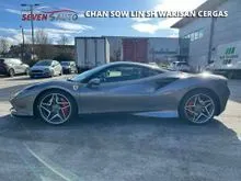 Incoming 2021 Ferrari F8 3.9 Tributo Coupe Front Suspension Lifter Full PPF Bucket Seat Ceramic Brakes Loaded With Carbon Fibre Rear View Camera
