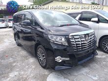 2017 Toyota Alphard 2.5 SC SUNROOF FULL SPEC JBL HOMETHEATHER SURROUND CAMERA UNREG17