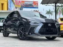 2022 Lexus NX 350 2.4 F Sport SUV HIGH GRADE 4.5