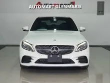 WOW RAYA SALE---SPECIAL OFFER 2019 C200 (A) MERCEDES BENZ AMG SEDAN SUNROOF, PEARL WHITE + 5 YEARS WARRANTY
