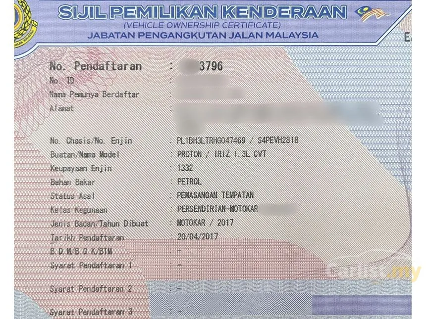 2017 Proton Iriz Executive Hatchback