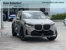 2025 BMW X3 2.0 20 xDrive M Sport - Genuine Mileage BMW Premium Selection **Included 5 Years BSRI & Free Service**