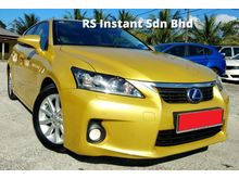 2012 Lexus CT200H 1.8 (A) HYBRID FACELIFT KEYLESS NAVI LUXURY CT200