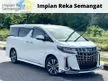 Recon 2021 Toyota Alphard 3.5 SC JBL/Sunroof (Unregistered 9K KM ONLY) NO SST/TAX FULLY PAID - Cars for sale