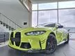 Recon 2022 BMW M4 3.0 Competition xDrive Coupe,Sao Paolo Yellow Color,M Carbon Exterior Pkg,M Performance Exhaust,FREE WARRANTY, BIG OFFER NOW