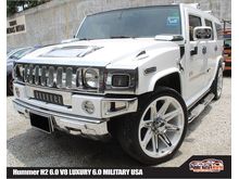 Hummer H2 6.0 V8 LUXURY 6.0 MILITARY USA RARE UNIT