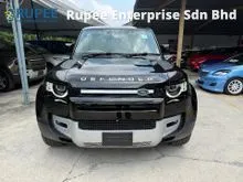 2021 Land Rover Defender 2.0 110 P300 Turbo Full Leather 360View Cam BSM LED Light Low Mileage 4.5B Good Condition Nice Car