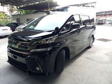 2017 Toyota Vellfire 2.5 Z Golden Eyes MPV(CRAZY PROMOTION)(MANY FREE GIFT)(MANY UNIT TO CHOOSE)(LOCAL AP)(DEMO UNIT)(SUNROOF)( PRE CRASH) 2017