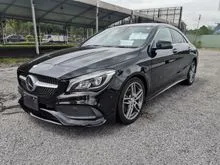 2017 Mercedes-Benz CLA180 1.6 AMG JAPAN SPEC 2 UNITS BLACK AND GREY LOW MILEAGE DYNAMIC SELECT 5 YEARS WARRANTY
